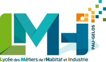 LOGO-LMHI Logo du Lycée des Métiers de l'Habitat et Industrie de Pau - Gelos